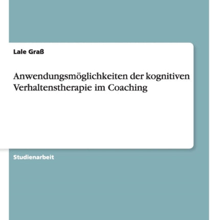 Anwendungsmglichkeiten der kognitiven