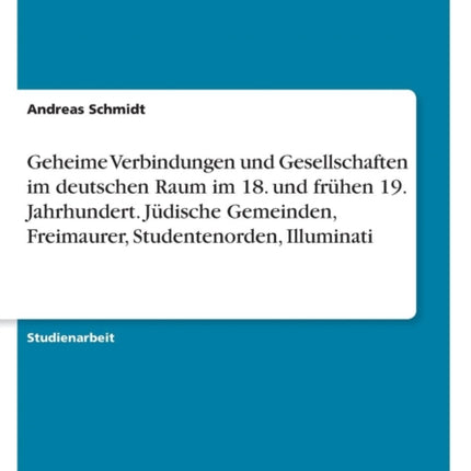 Geheime Verbindungen und Gesellschaften im