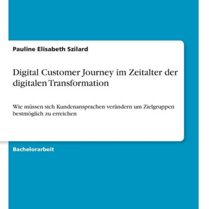 Digital Customer Journey im Zeitalter der