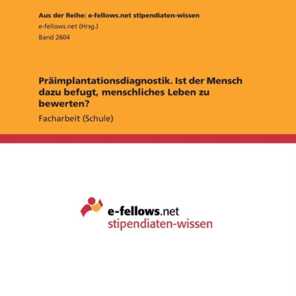 Primplantationsdiagnostik Ist der Mensch dazu