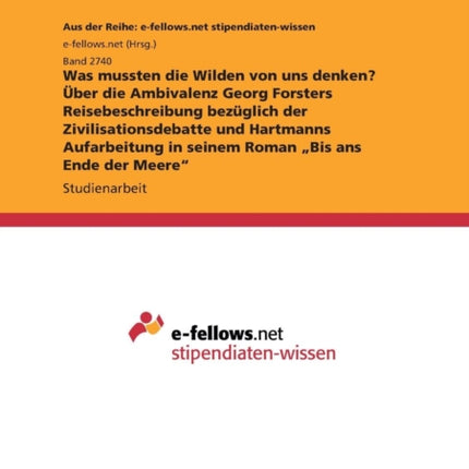 Was mussten die Wilden von uns denken ber die