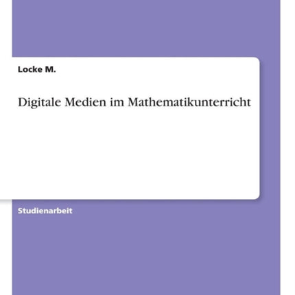 Digitale Medien im Mathematikunterricht