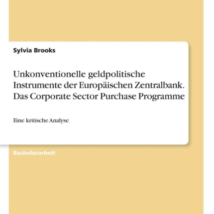 Unkonventionelle geldpolitische Instrumente der