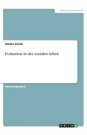 Evaluation in der sozialen Arbeit