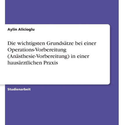 Die wichtigsten Grundstze bei einer
