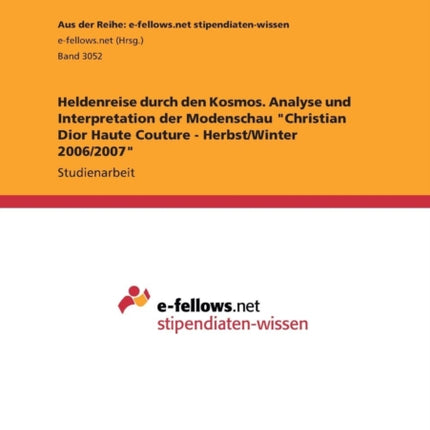 Heldenreise durch den Kosmos Analyse und
