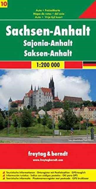 Saxony-Anhalt Sheet 10 Road Map 1:200 000