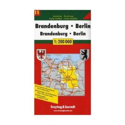 Bandenburg-Berlin Sheet 11 Road Map 1:200 000