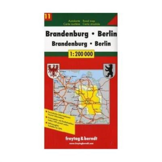 Bandenburg-Berlin Sheet 11 Road Map 1:200 000