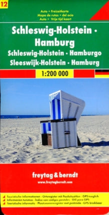 Schleswig-Holstein - Hamburg Sheet 12 Road Map