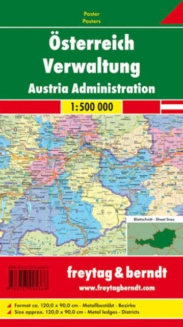 Administration Map Provided with Metal