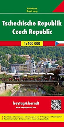 Czech Republic Road Map 1:400 000