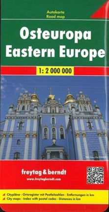 Eastern Europe Road Map 1:2 000 000