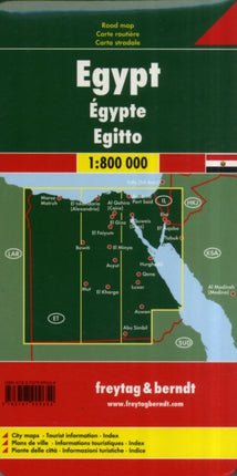 Egypt Road Map 1:800 000