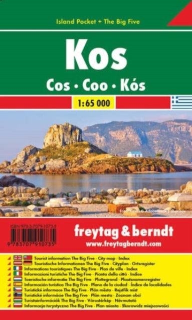 freytag & berndt Island Pocket + The Big Five Greece, Kos 1:65,000