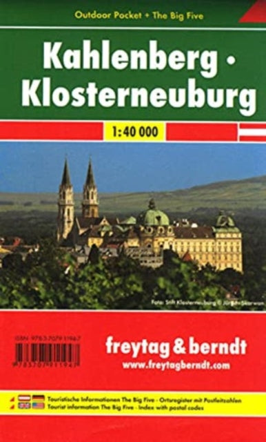 Kahlenberg - Klosterneuburg Hiking + Leisure Map 1:40 000