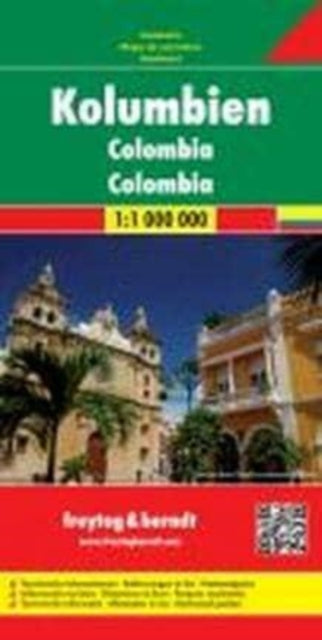 Colombia Road Map 1:1 000 000