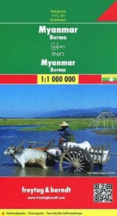 Myanmar - Burma Road Map 1:1 000 000