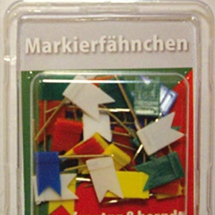 Pin Fähnchen bunt  sortiert