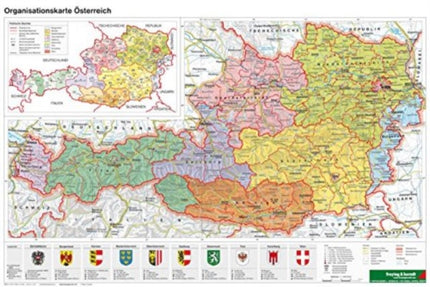 Organization Map A3, Unfolded 1:1.300.000