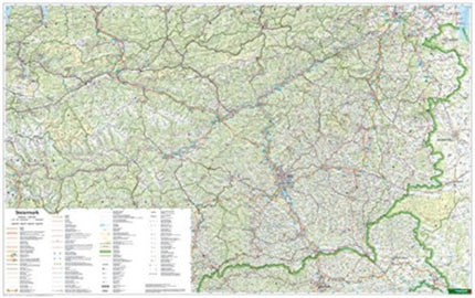 Styria Map Flat in a Tube 1200.000