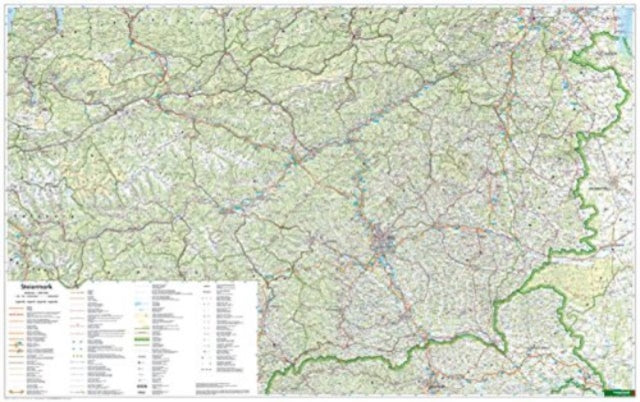 Styria Map Flat in a Tube 1200.000