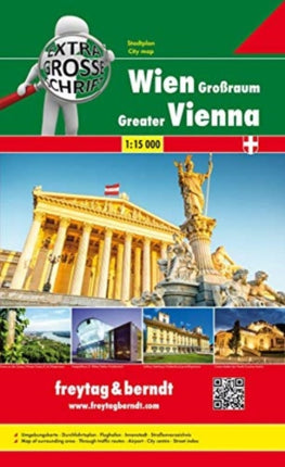 Greater Vienna Oversize Atlas, Extra Large Font