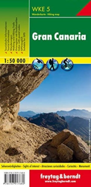 Gran Canary Hiking + Leisure Map 1:50 000