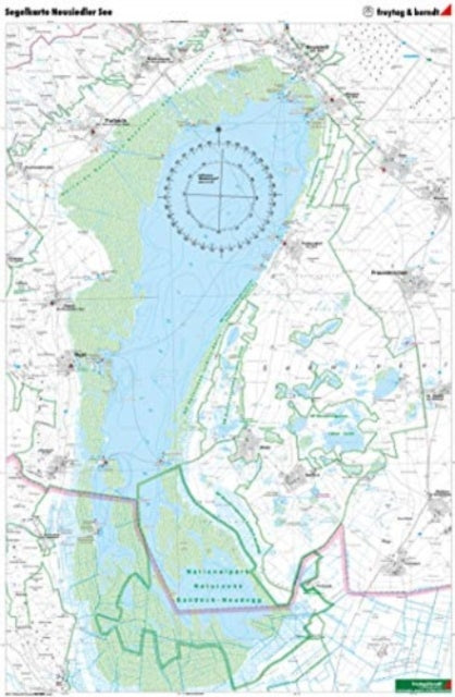 Poster - sailing chart Neusiedlersee 1:50,000