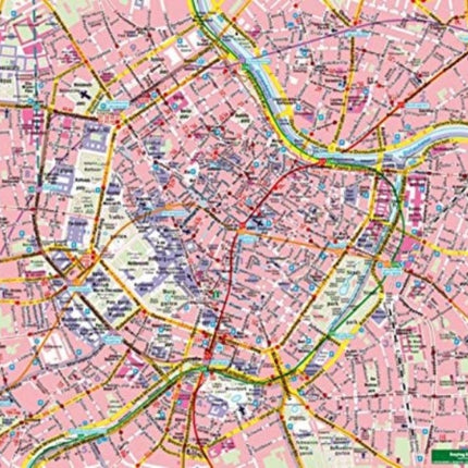 Wall map: Vienna city center map 1:6,250