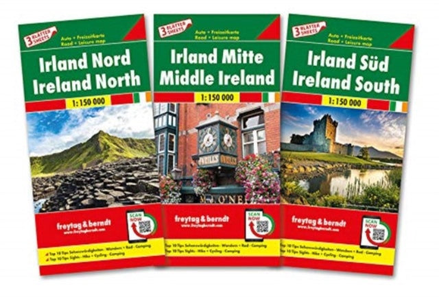 Ireland North-Central-South set 3 maps: 2019