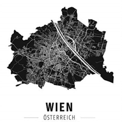 Vienna, design poster, glossy photo paper