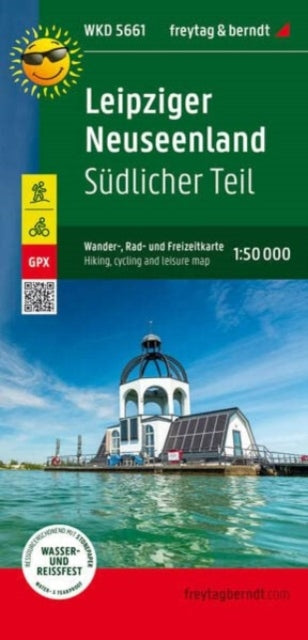 Leipziger Neuseenland - southern part, hiking, cycling and leisure map 1:50,000, freytag & berndt, WKD 5661