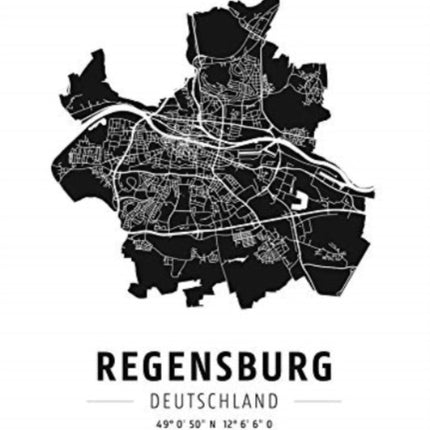 Regensburg, design poster, glossy photo paper