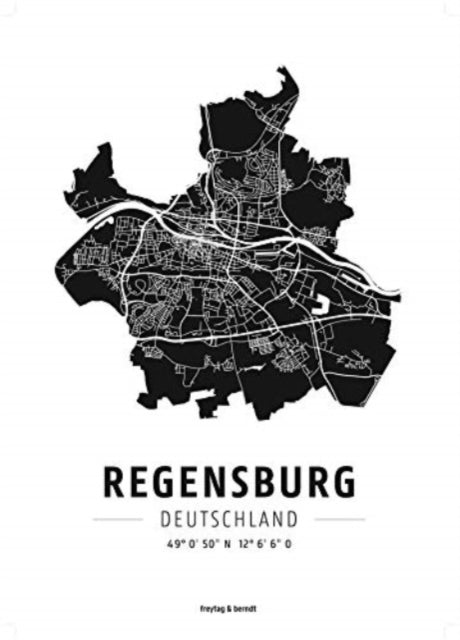 Regensburg, design poster, glossy photo paper