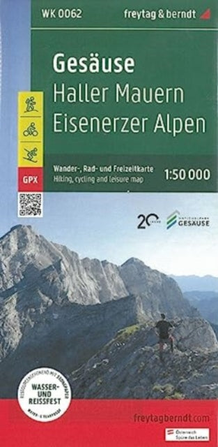 Gesause 1:50,000 Hiking, Cycling and Leisure map: Haller Mauern Eisenerzer Alpen