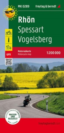 Rhoen - Spessart - Vogelsberg, motorcycle map