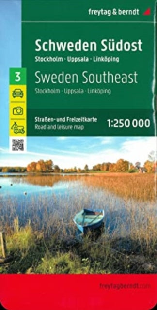 Sweden Southeast 1:250,000: Stockholm - Uppsala - Linkoping