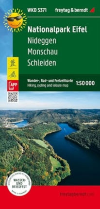 Nationalpark Eifel - Nideggen, Monschau, Schleiden: Hiking, Cycling and Leisure Map