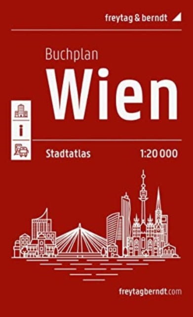 Vienna, book plan 1:20,000, freytag & berndt