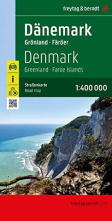 Denmark - Greenland - Faroe Islands Road Map