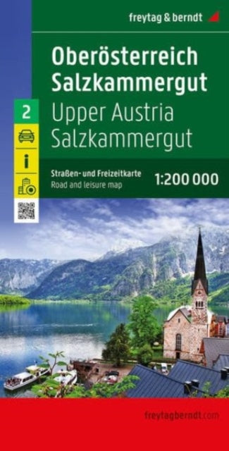 Upper Austria - Salzkammergut, road and leisure map 1:200,000, freytag & berndt