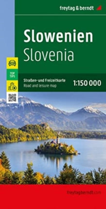 Slovenia: Road and Leisure Map