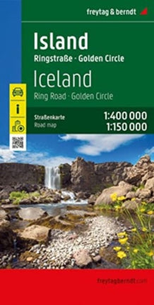 Iceland (Ring Road - Golden Circle) Map: Road Map