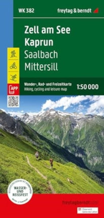 Zell am See   Kaprun  Hiking Cycling and Leisure Map