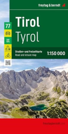 Tyrol: Road and Leisure Map