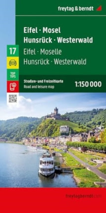 Eifel  Moselle  Hunsruck  Westerwald Road and Leisure Map