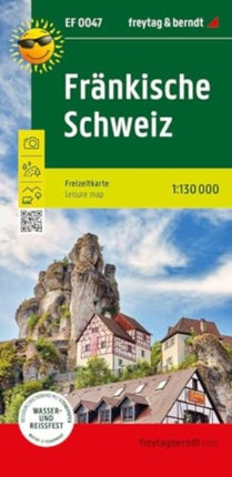 Franconian Switzerland Hiking and Leisure Map