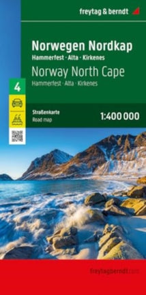 Norway North Cape Road Map