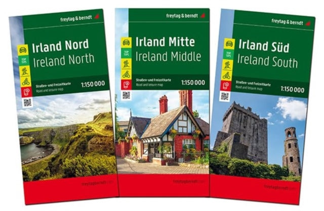 Ireland Road Map  3 Map Set